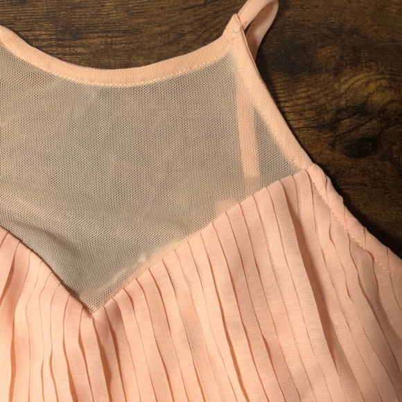 Material Girl - Pleated Mesh Dress - Picture 3 of 5